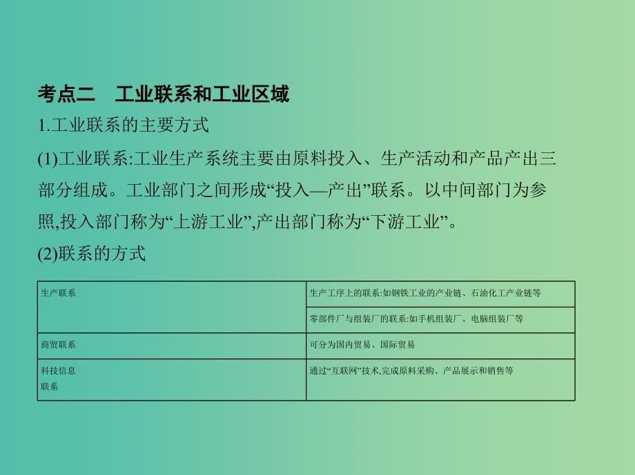 （B版浙江选考专用）2019版高考地理总复习 专题八 区域产业活动 第二节 工业区位因素和工业联系课件.ppt_第5页