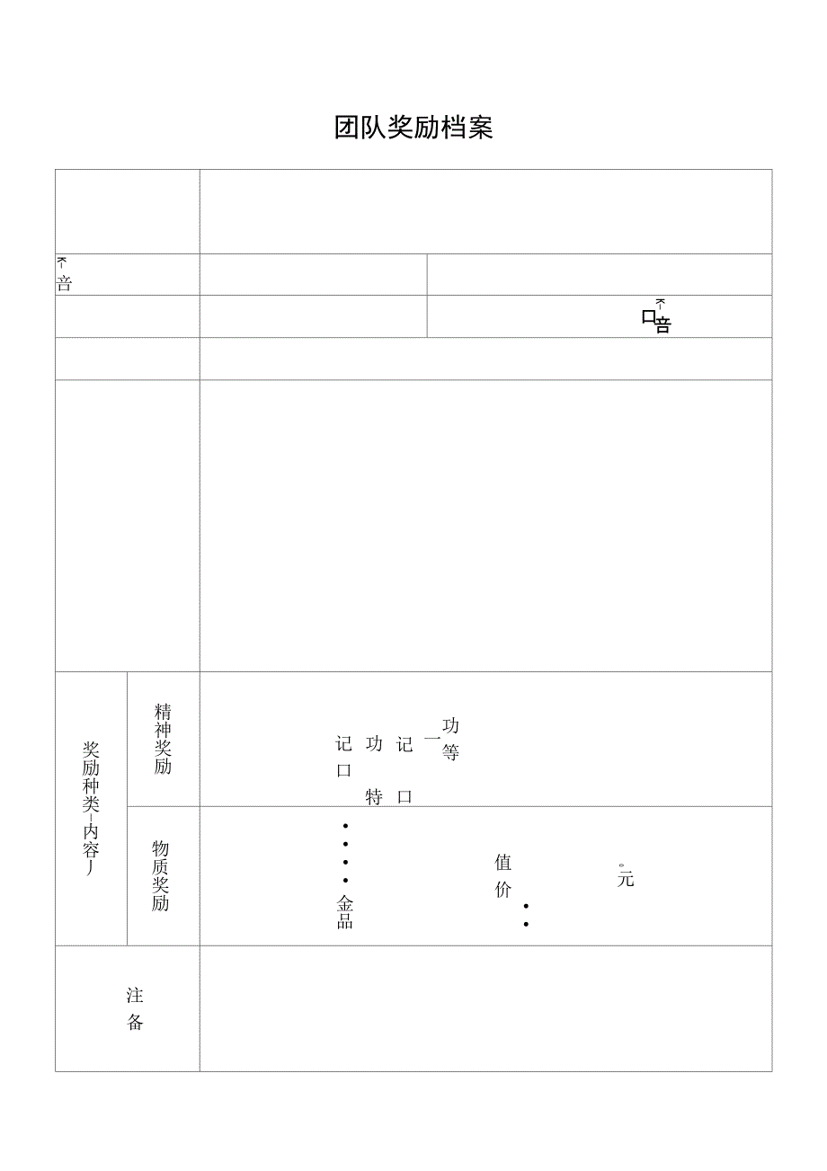 《激励、奖励制度》应用表格_第3页