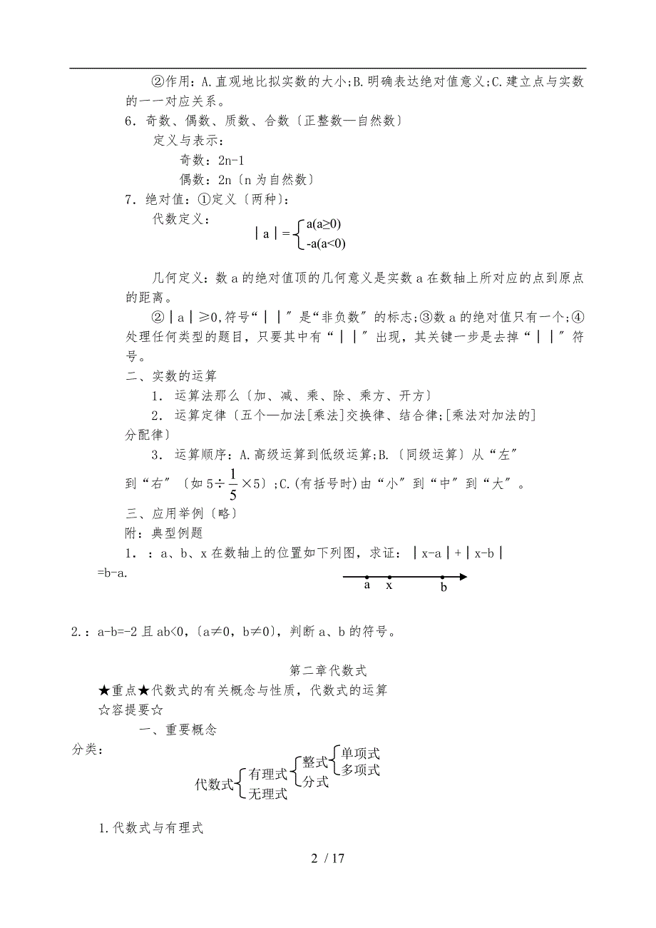 九年级数学总复习提纲-人教新课标版_第2页