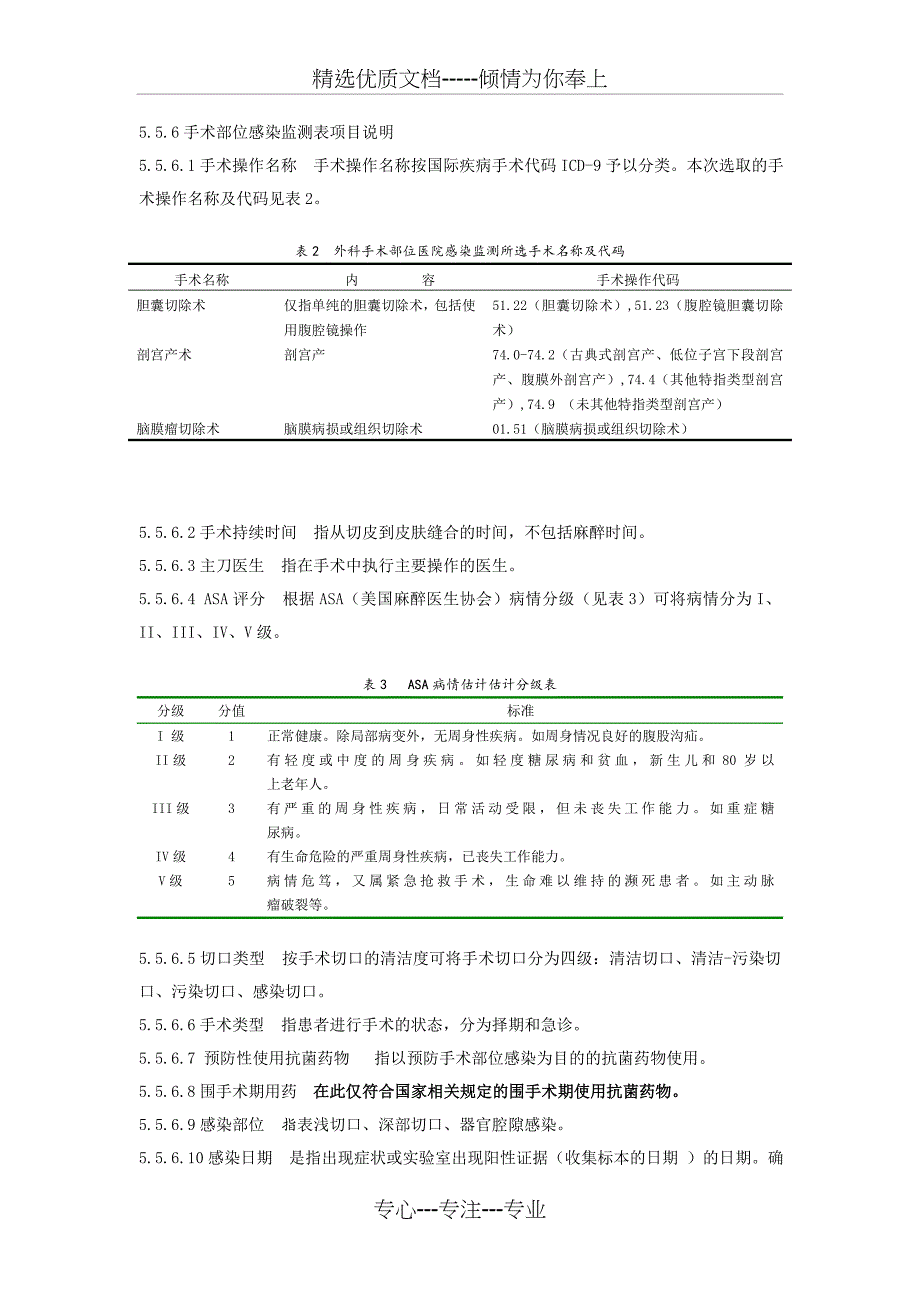 2018年全国部分外科手术部位感染监测计划书_第4页