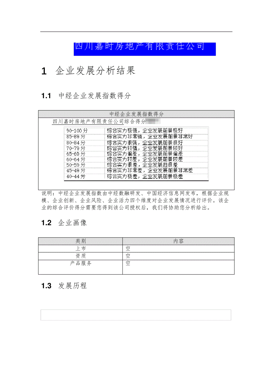 四川嘉时房地产有限责任公司介绍企业发展分析报告_第2页