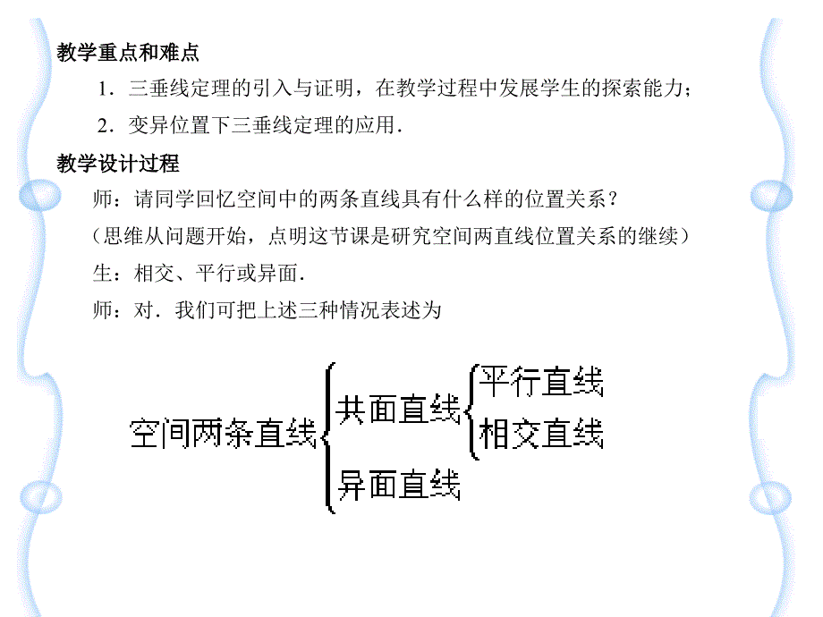 三垂线定理教学目标1使学生理解并掌握三垂线定_第2页