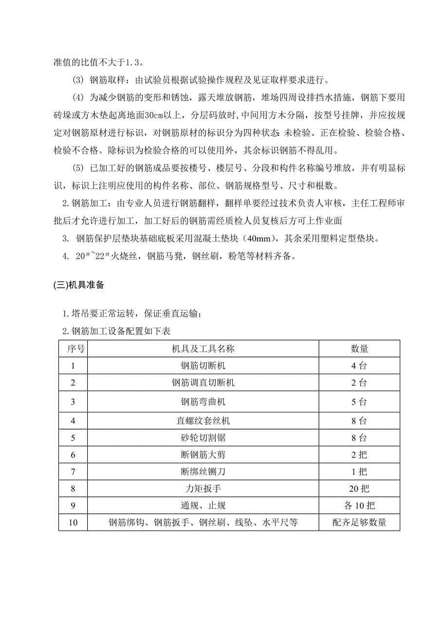 医院钢筋工程施工方案#河北_第5页