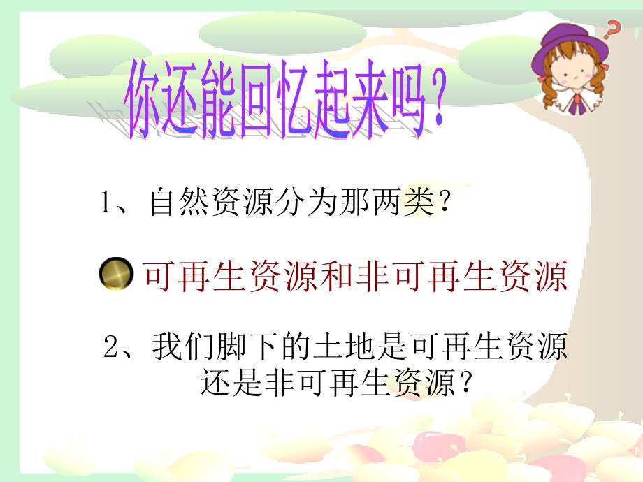 新人教版地理八年级上册第三章第三节《土地资源》_第1页