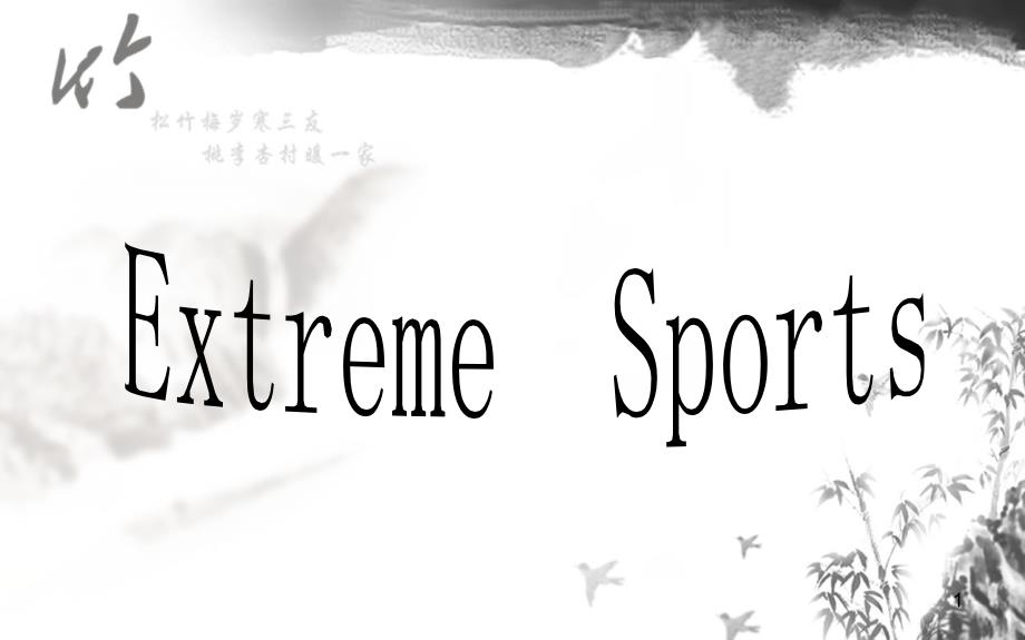 extremesports极限运动_第1页