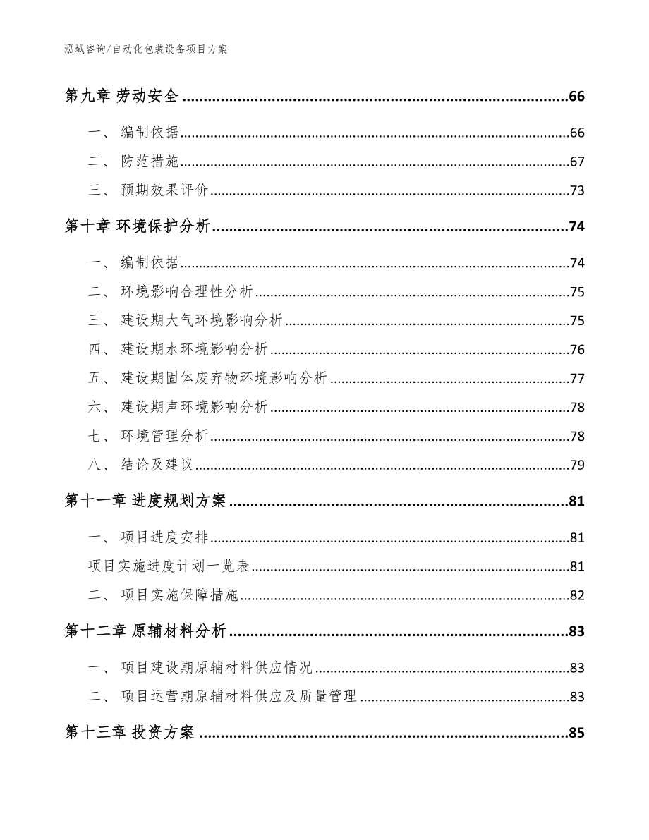 自动化包装设备项目方案（模板参考）_第3页