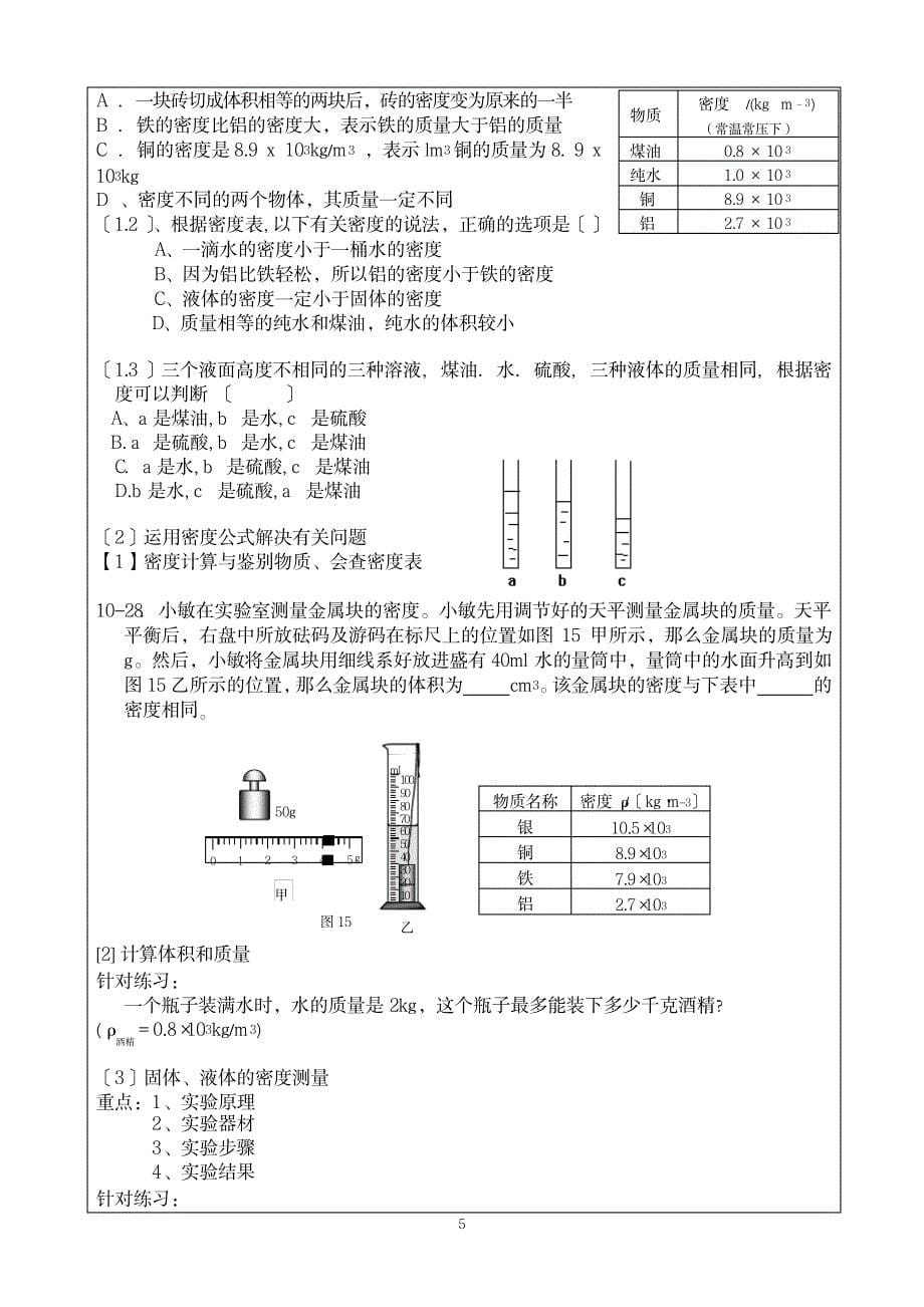 2023年力一中考复习精品讲义_第5页