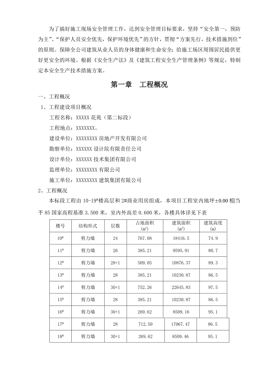 江苏某高层住宅及框架商铺施工现场安全管理网络及安全技术措施_第3页