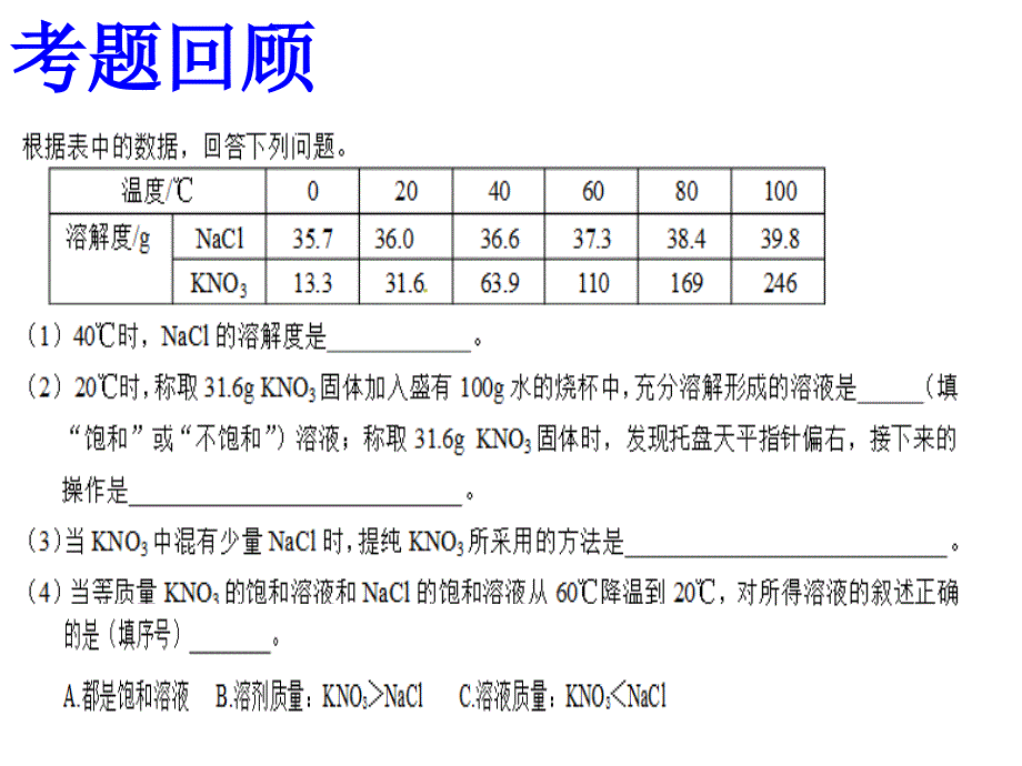 溶解度及溶解度曲线的应用ppt课件_第3页