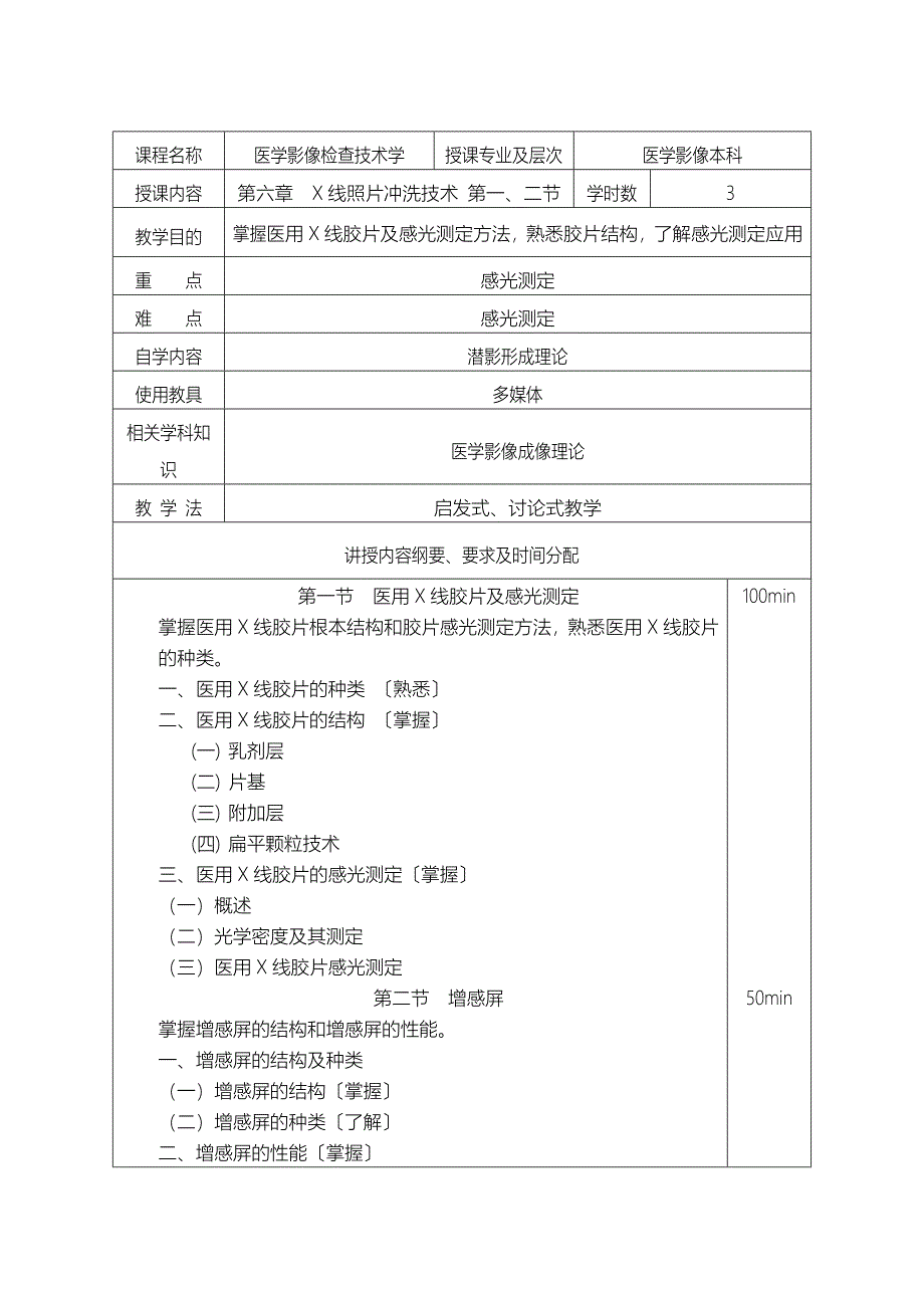 医学影像检查技术学教案1_第4页