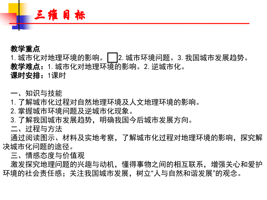 第三节城市化过程对地理环境的影响ppt课件_第3页