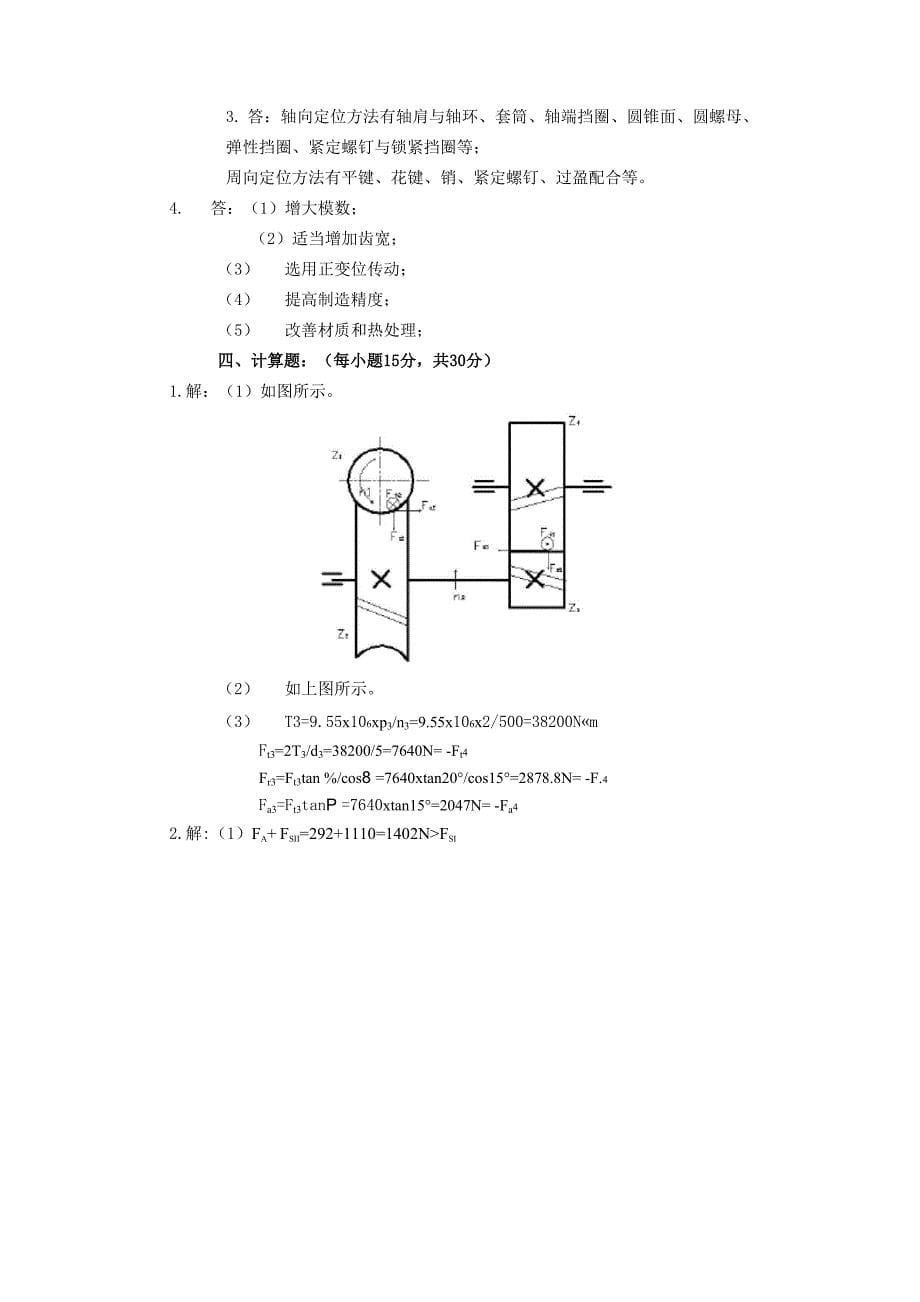 2011机械设计考试试题及答案_第5页