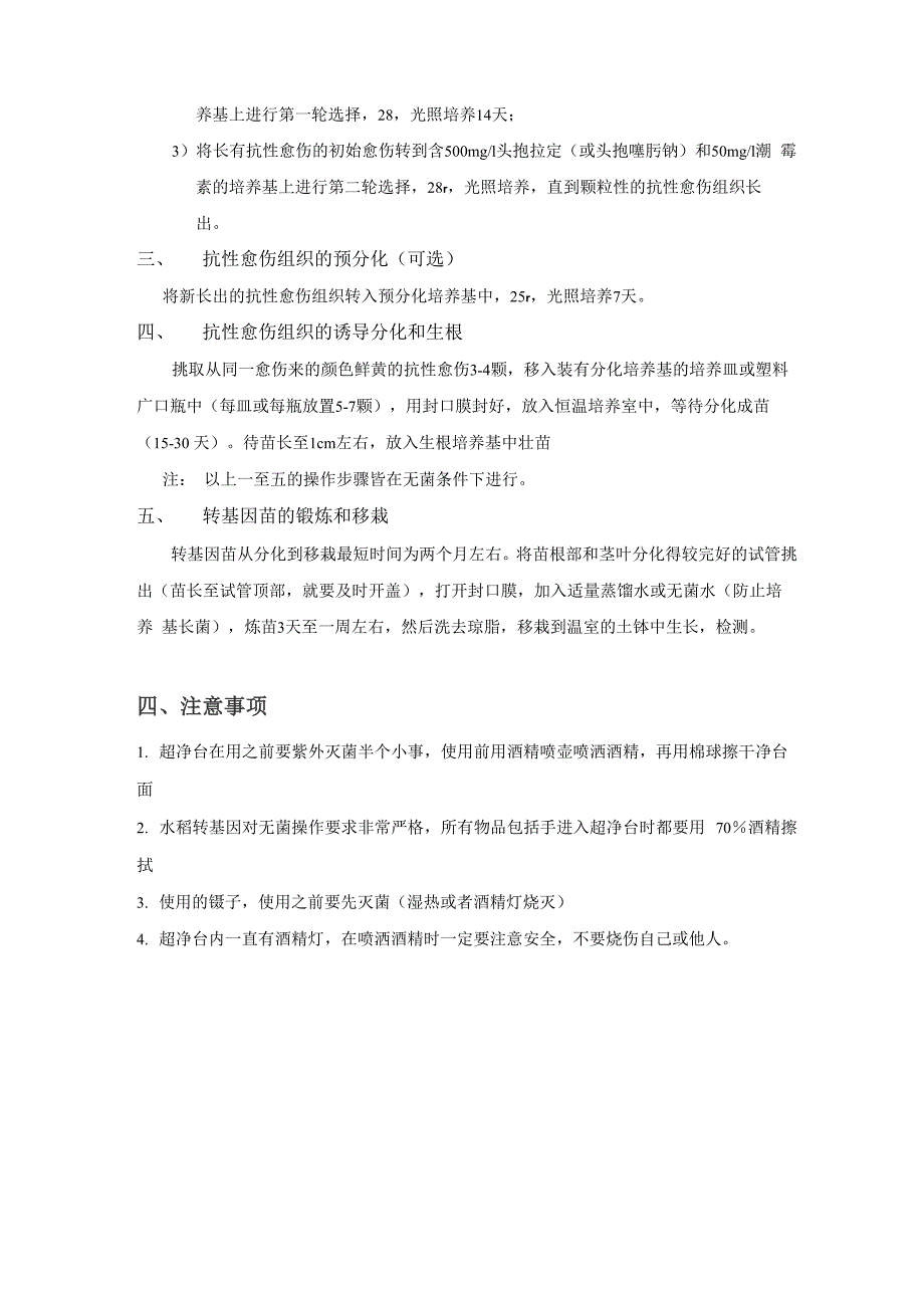 水稻转基因实验方法与步骤_第3页