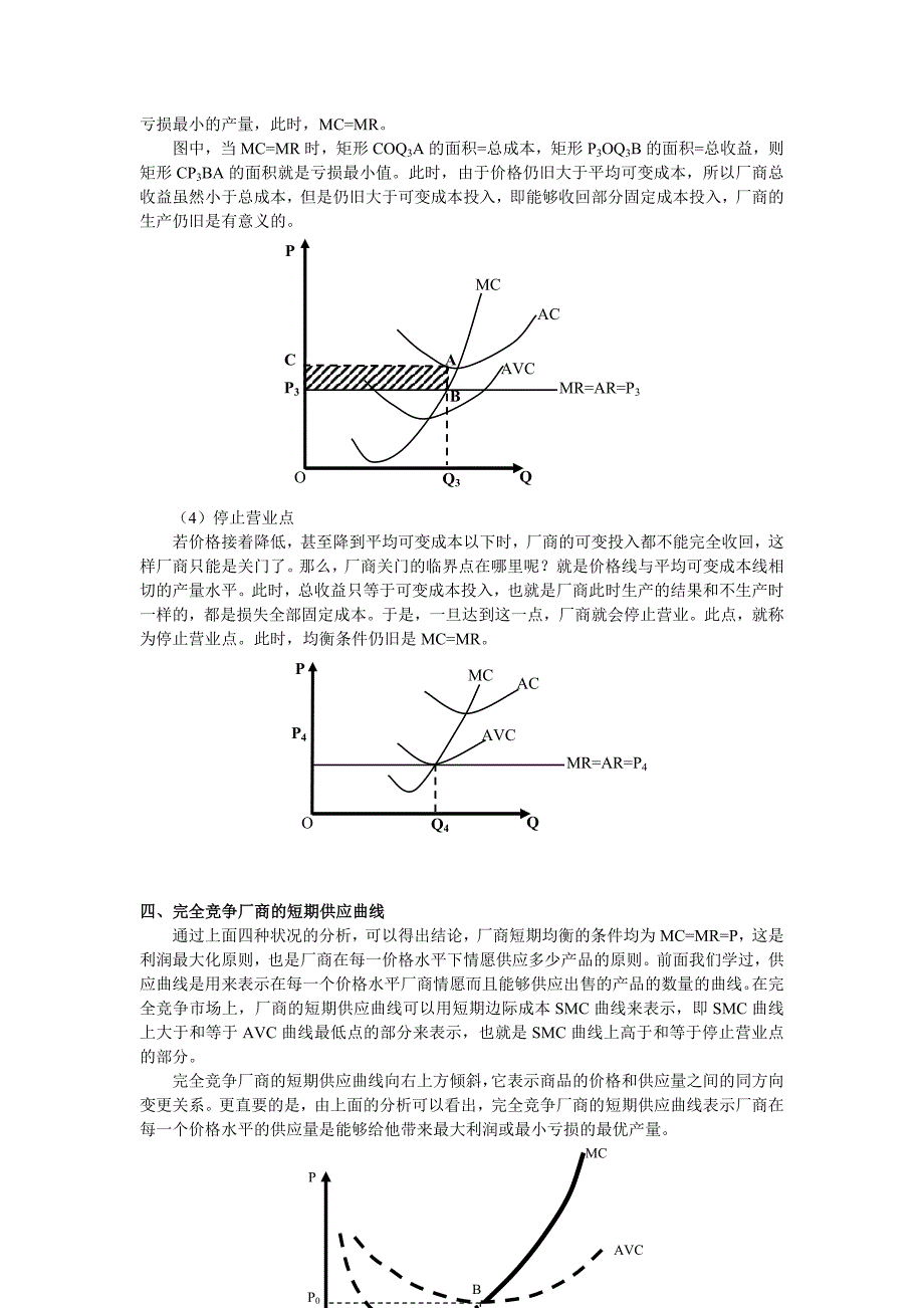 完全竞争厂商与行业的短期均衡_第3页