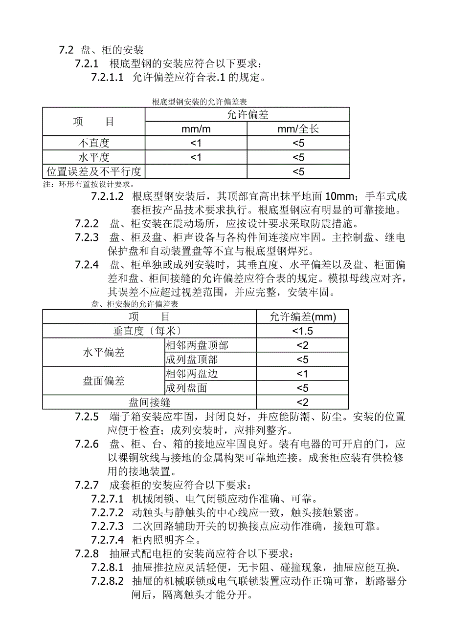 电电气装置安装工程爆炸和火灾危险环境电气装置施工及验收规范气装置安装工程盘柜及二次回路结线施工及验_第5页