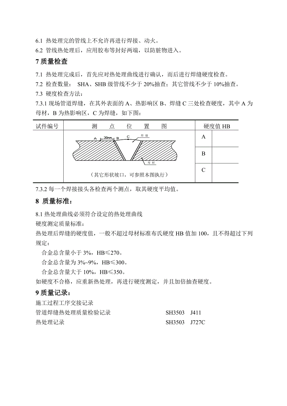 工业管道焊后热处理工艺标准_第4页