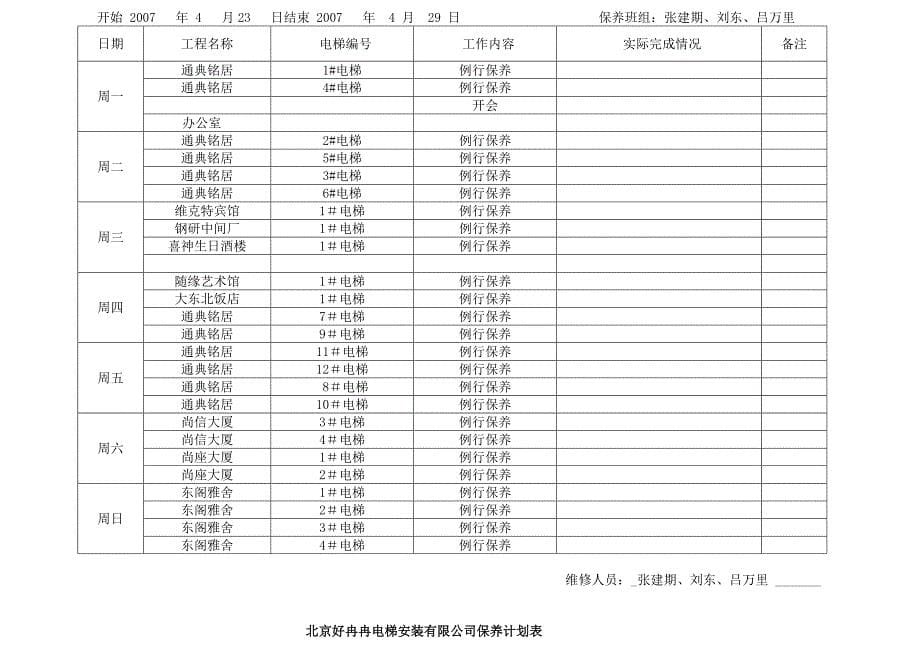 (保养计划)印刷,两联无碳复写,共50本.doc_第5页