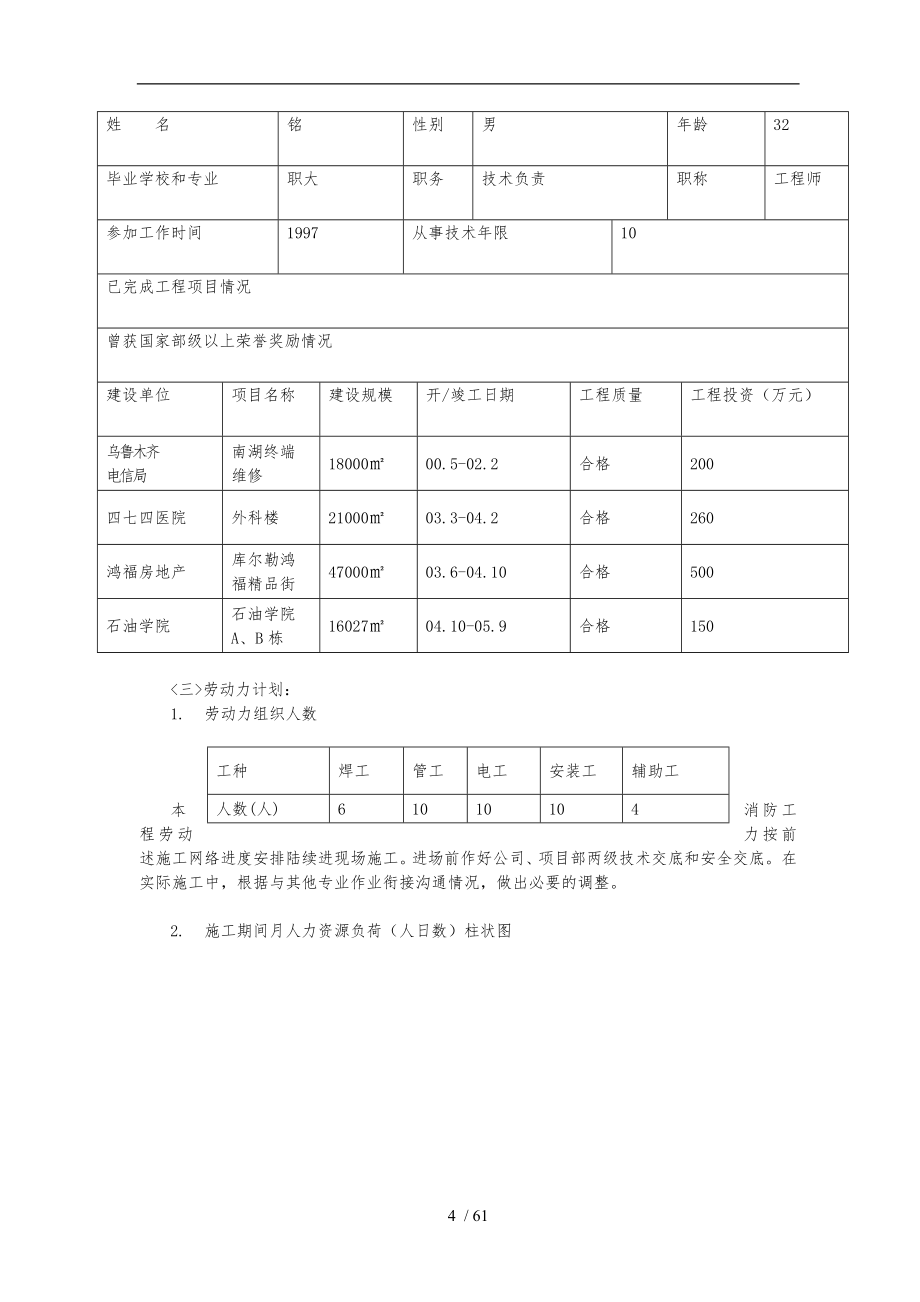 技术改造动力站特殊消防工程施工设计方案_第4页