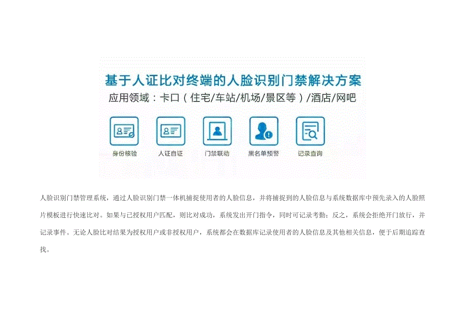 人脸识别人证比对终端门禁系统解决方案 (图文).doc_第2页