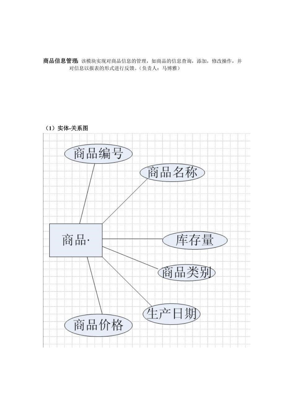 超市管理系统-需求分析报告_第5页