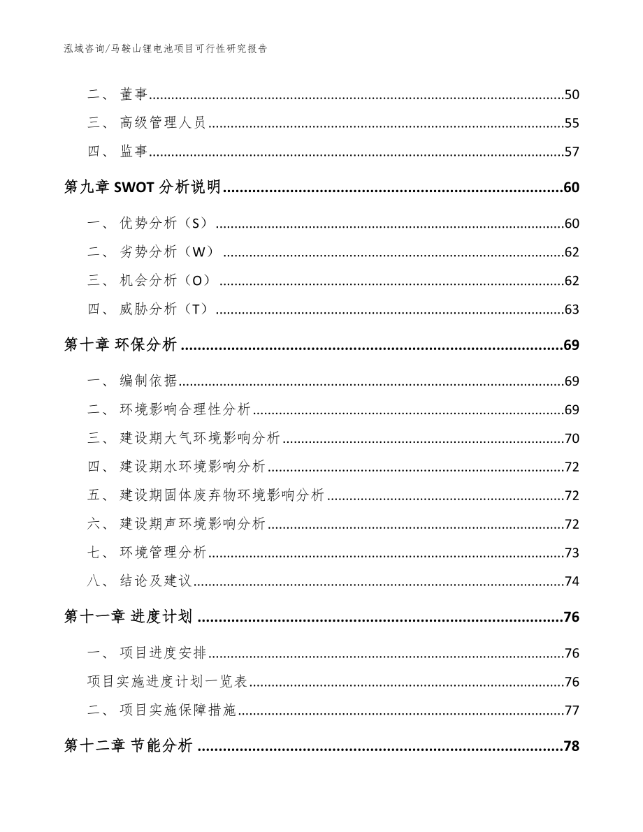 马鞍山锂电池项目可行性研究报告【范文模板】_第3页