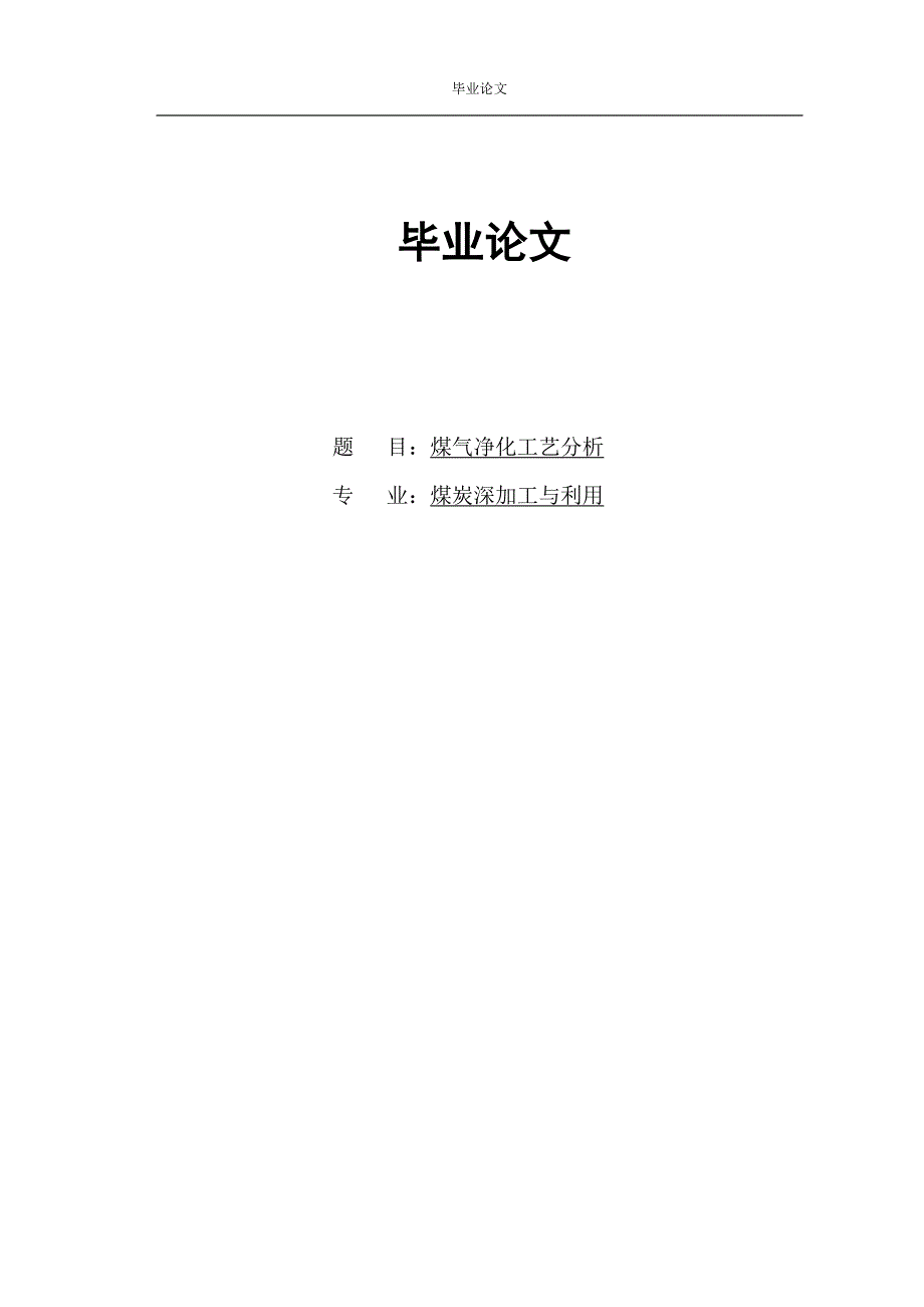 煤气净化工艺分析.doc_第1页