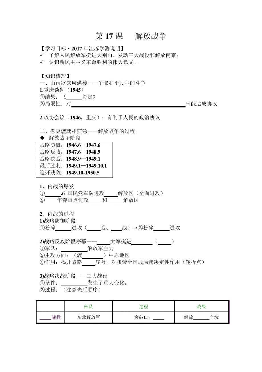 第17课解放战争_第1页