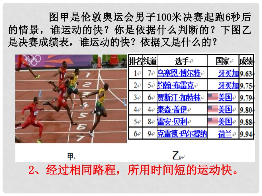 八年级物理上册 1.3 运动的快慢课件 （新版）新人教版_第4页