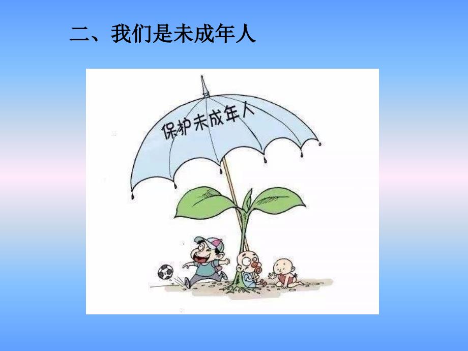 六年级上册道德与法治课件8我们受特殊保护第一课时我们是未成年人人教部编版共16张PPT_第3页