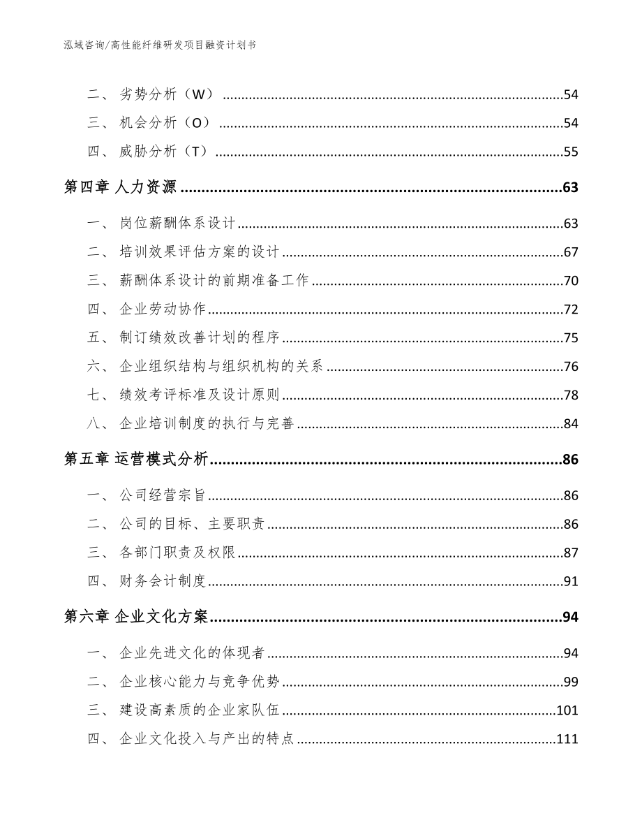 高性能纤维研发项目融资计划书（范文参考）_第4页