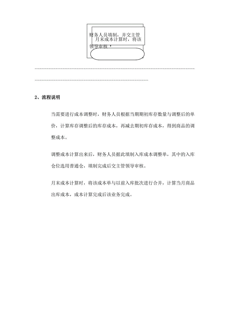 经营部成本调整业务标准流程_第2页