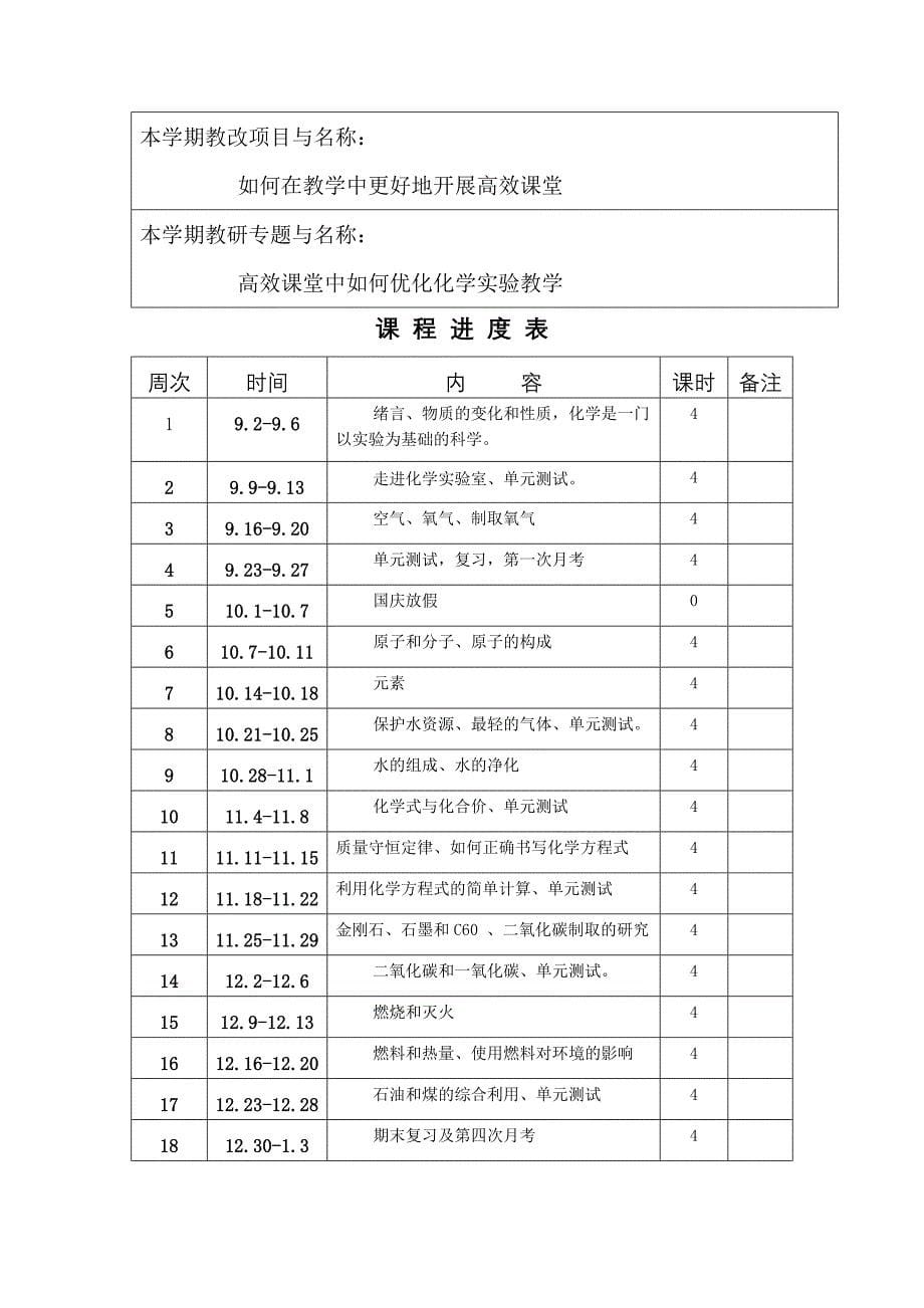 鹦鸽初级中学化学教学计划.doc_第5页