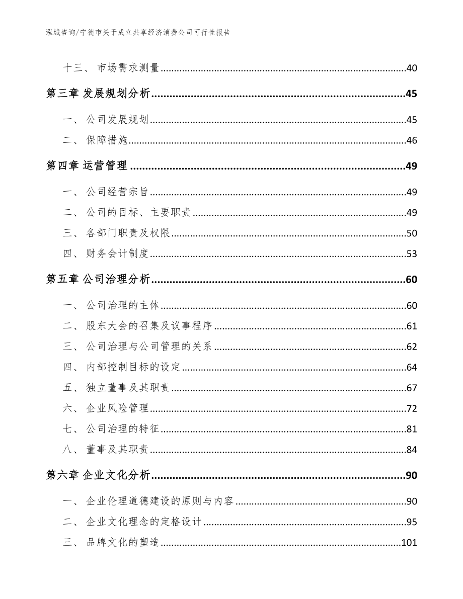 宁德市关于成立共享经济消费公司可行性报告【范文模板】_第3页