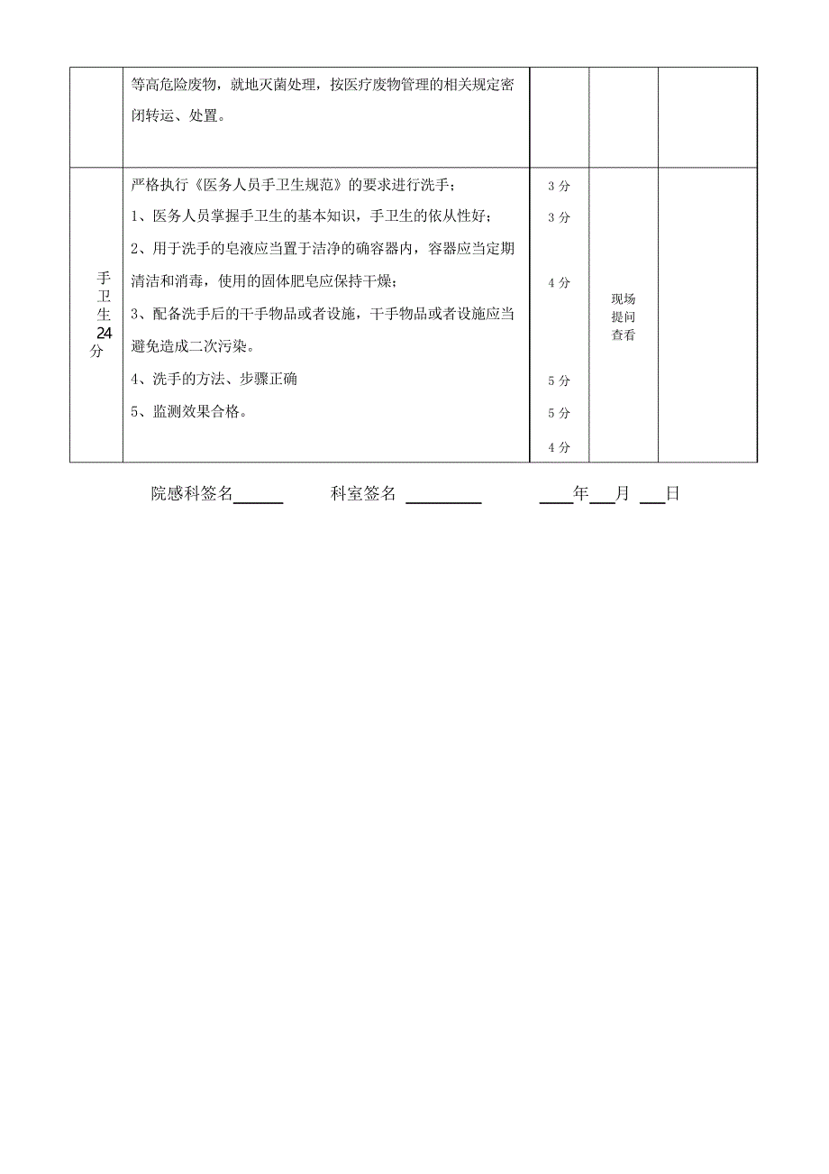 检验科医院感染管理质量控制评分标准_第2页