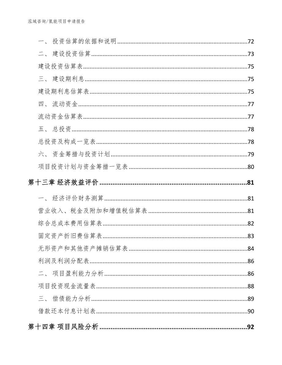 氢能项目申请报告_第5页