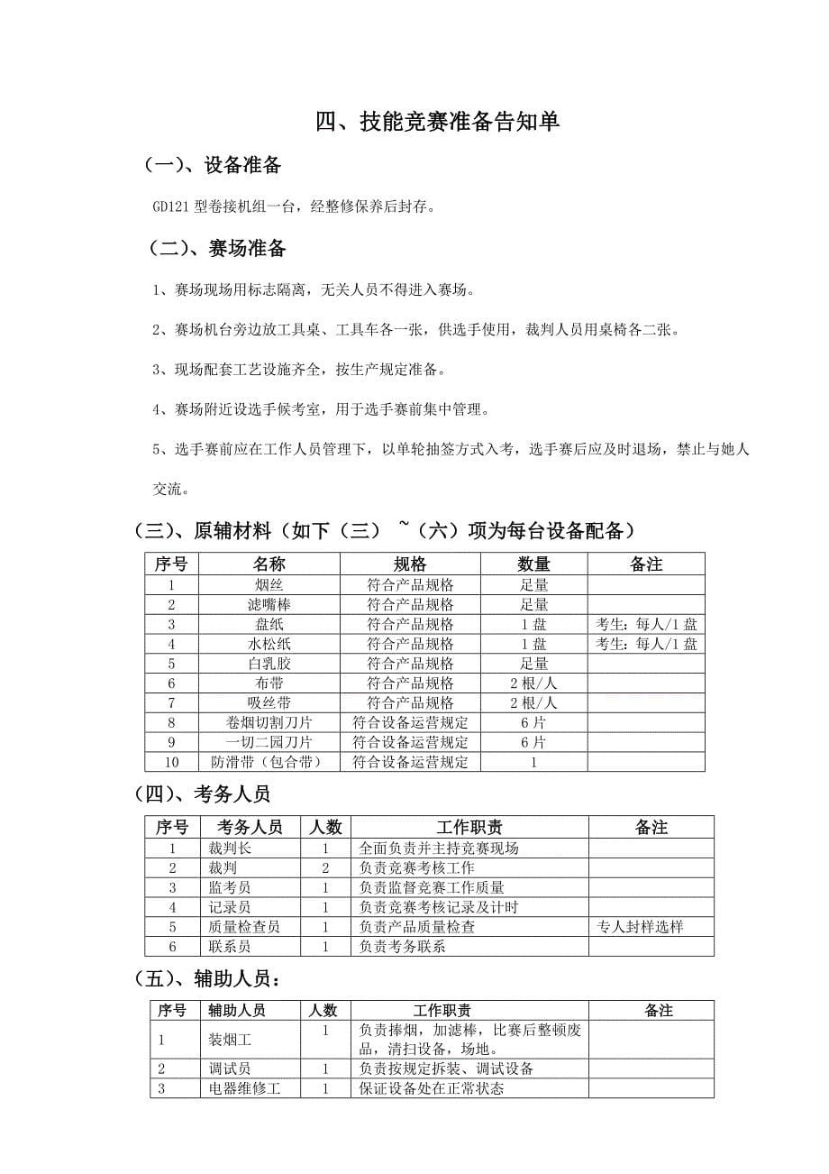 2021年全国烟草行业烟机设备维修职业技能竞赛GDX型包装机组技能试卷C卷版.doc_第5页