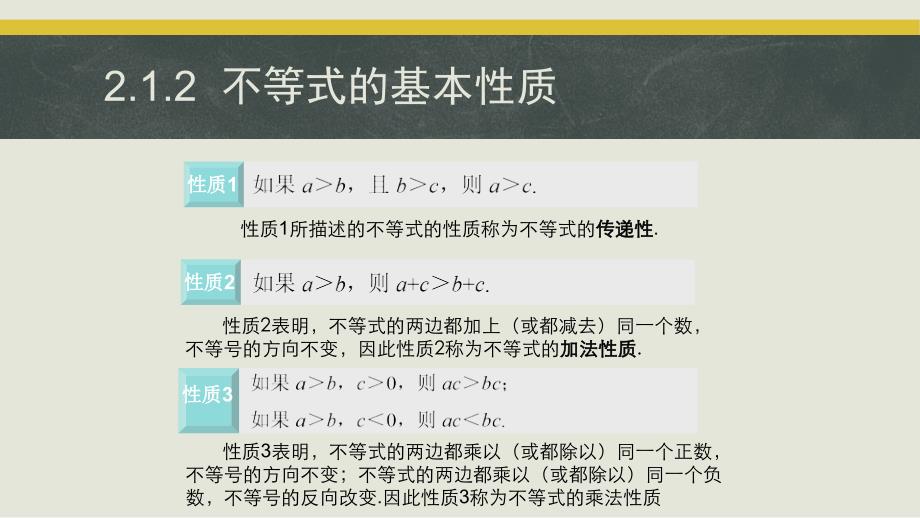 中职数学教学课件第2章不等式_第4页