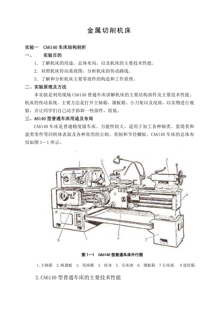 金属切削机床实验_第1页