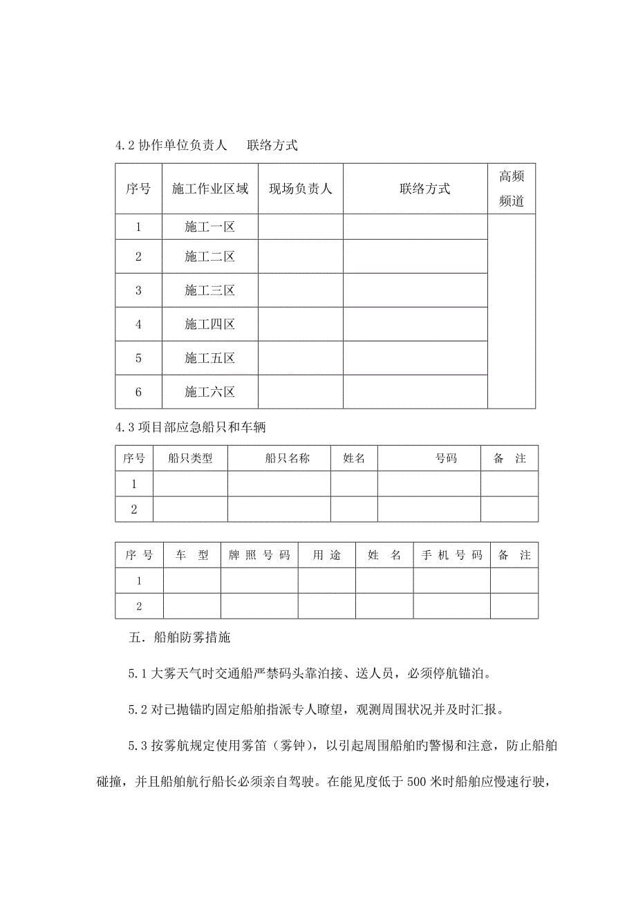 2023年施工船舶防雾应急预案_第5页