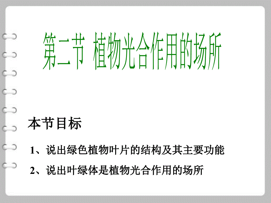 生物：6.2植物光合作用的场所课件苏教版七年级上_第1页