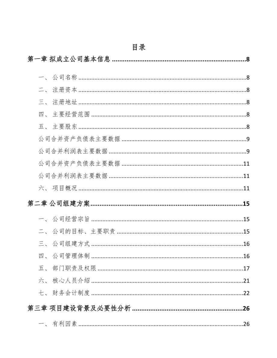 内蒙古关于成立LED灯饰产品公司可行性报告(DOC 72页)_第2页