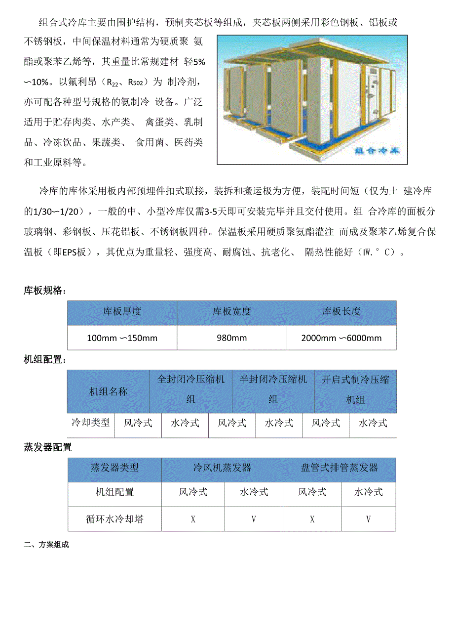 立方冷库报价表_第4页