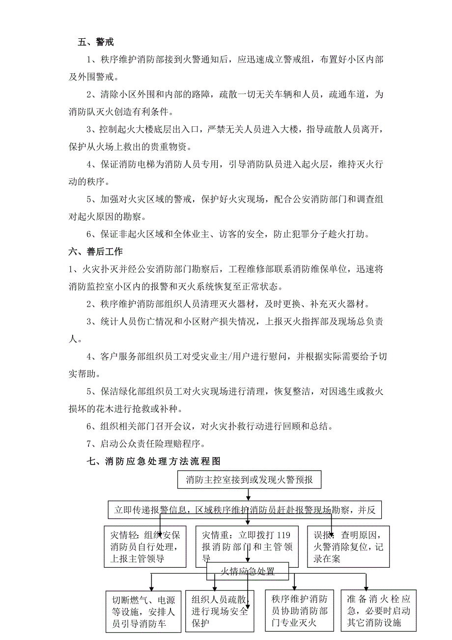 物业消防应急预案及流程.doc_第4页