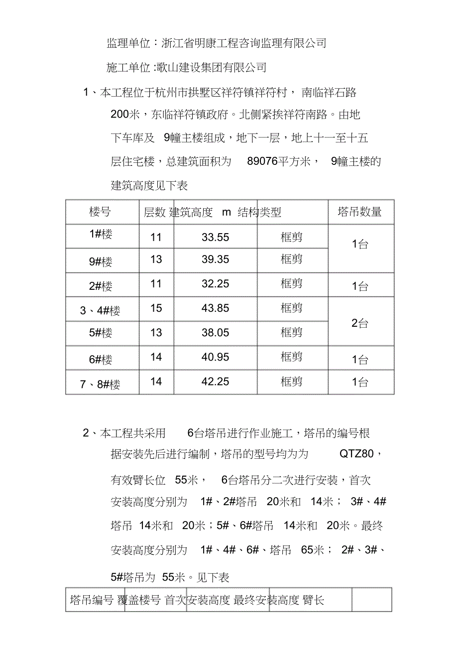 群塔施工防碰撞方案（完整版）_第3页