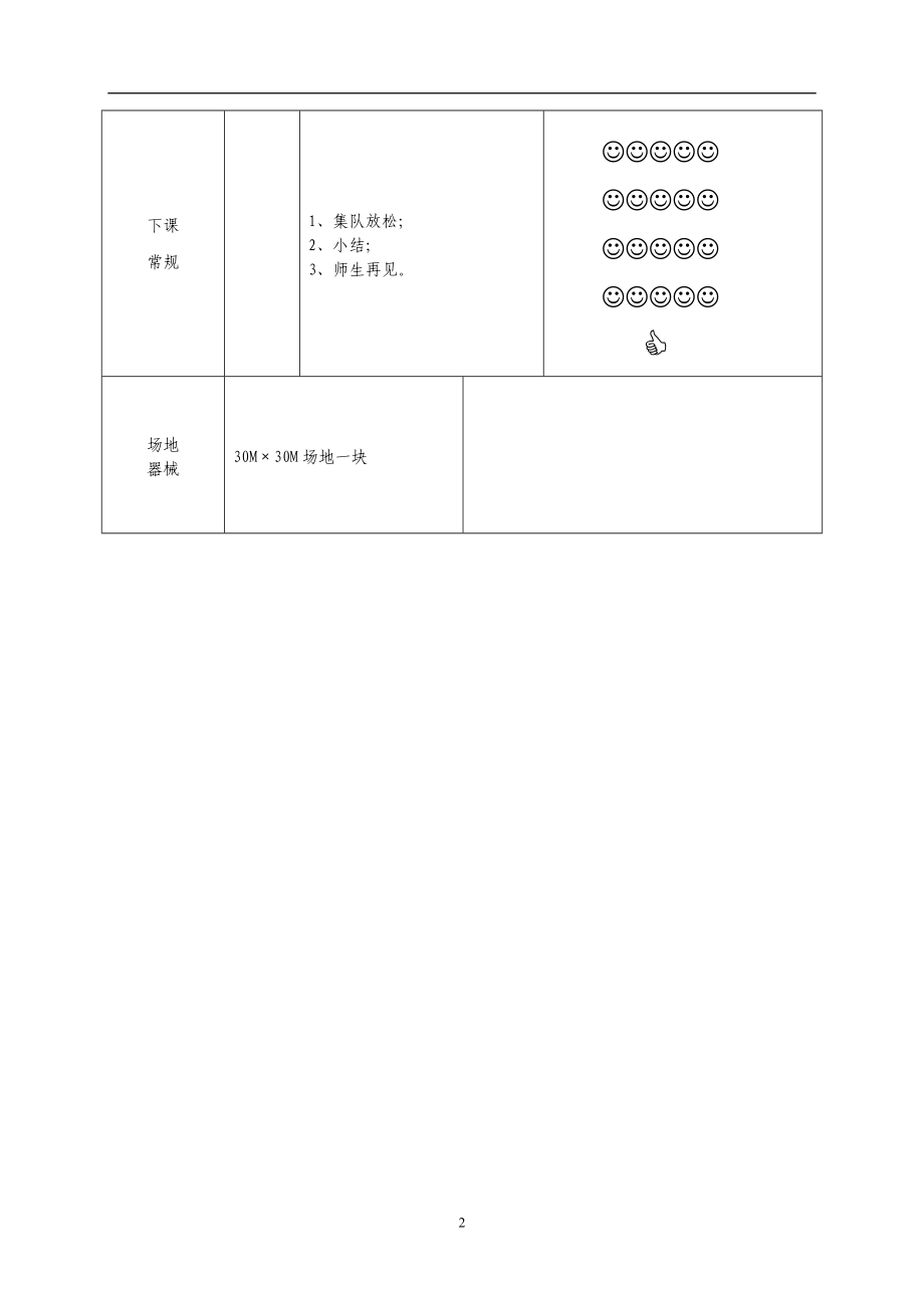 初中九年级体育与健康教案.doc_第2页