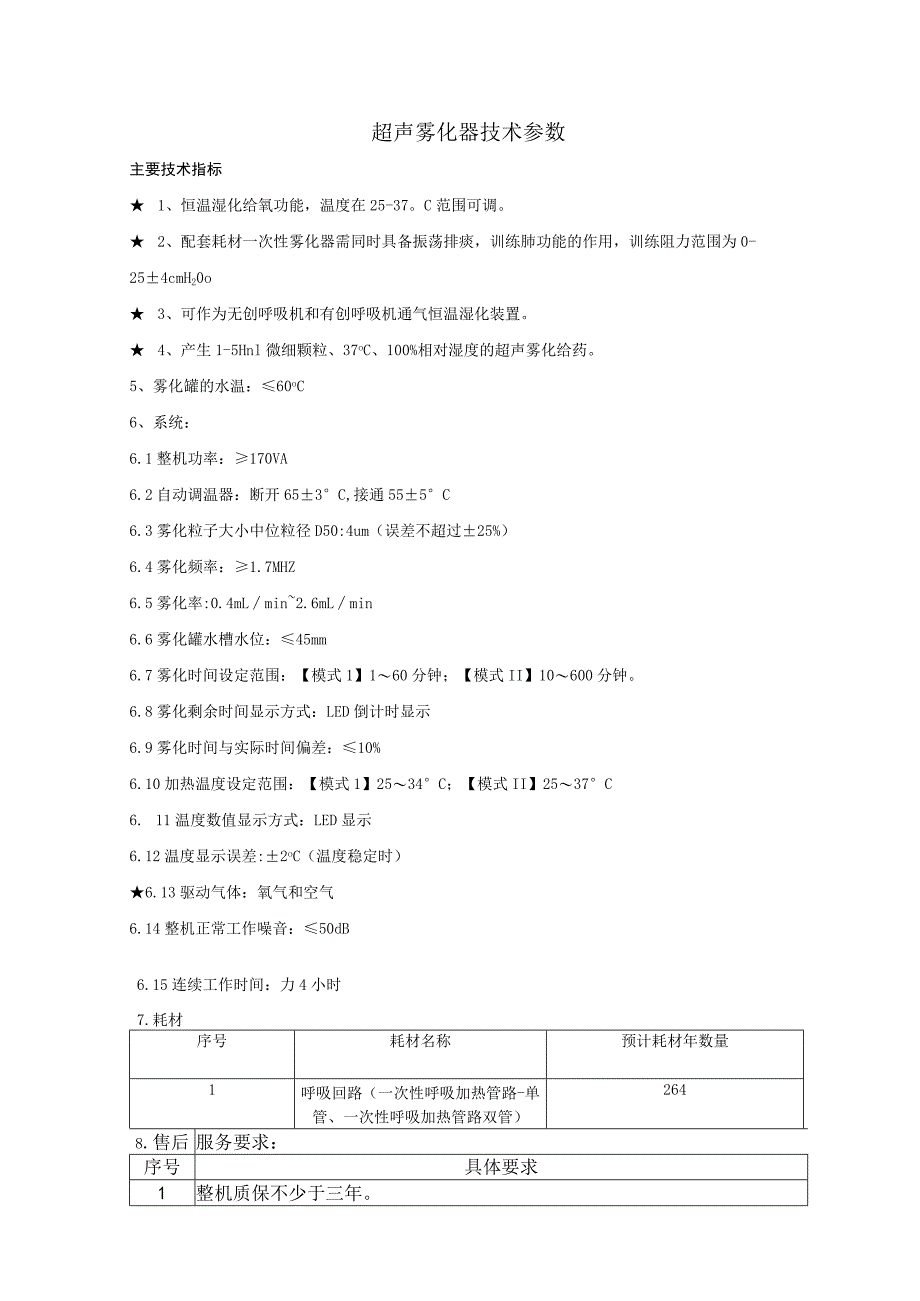 超声雾化器技术参数_第1页