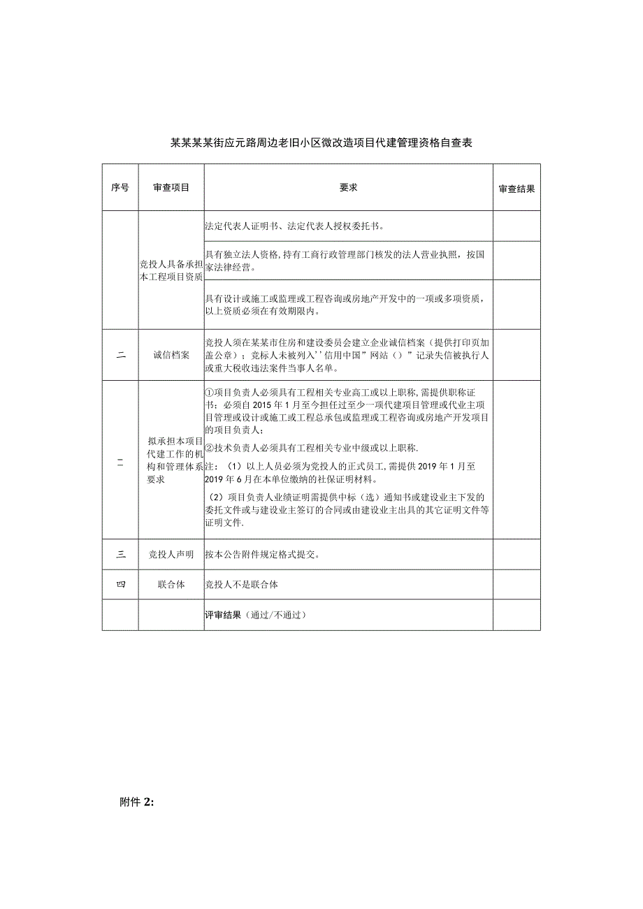 周边老旧小区微改造项目代建管理竞投文件_第3页