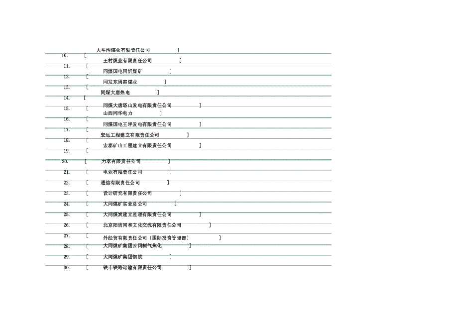 同煤集团下属企业_第2页