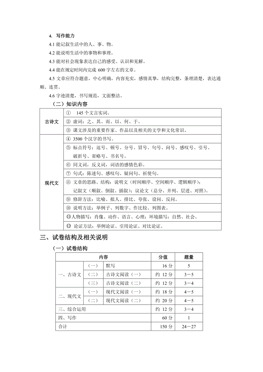 2020年上海市初中语文课程终结性评价指南_第2页