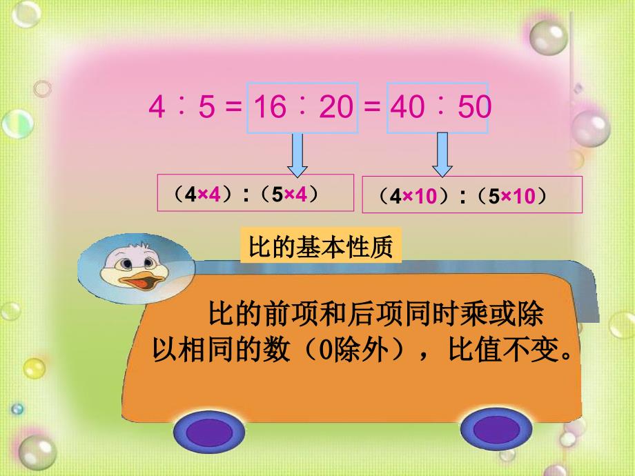 新人教版六年级上册数学《比的基本性质》课件_第4页